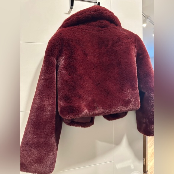 PLUSH FAUX FUR JACKET - Picture 2 of 4